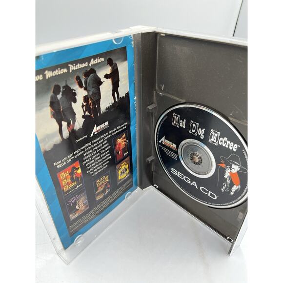 Mad Dog McCree (Sega CD Game Complete American Laser Games Tested ! - Picture 5 of 8